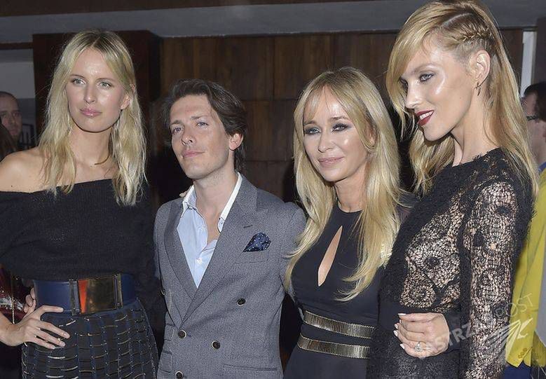 Karolina Kurkova, Joanna Przetakiewicz i Anja Rubik