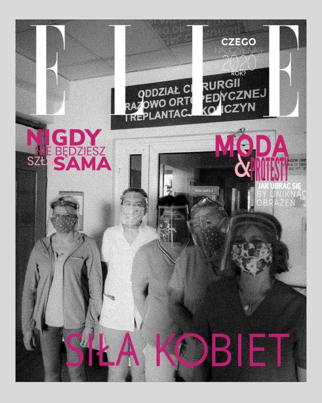 ELLE – Siła kobiet. Okładka autorstwa Matyldy Damięckiej