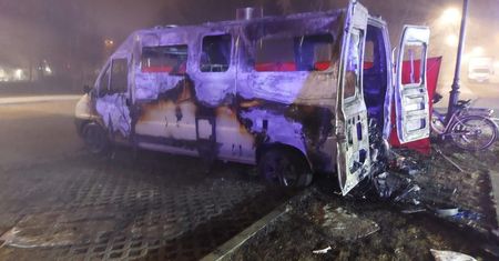 Pożar kampera na Pomorzu. Zginęła jedna osoba