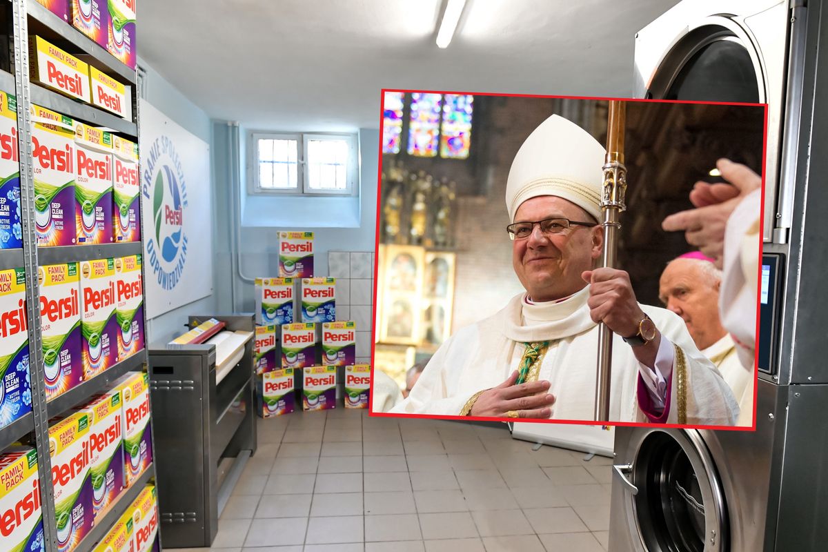 Zabronili biskupowi poświęcić pralnię. Katolickie towarzystwo w odwecie zwraca darowiznę 