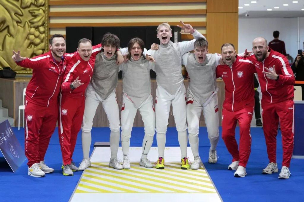 Brązowy floret Olgierda Borkowskiego