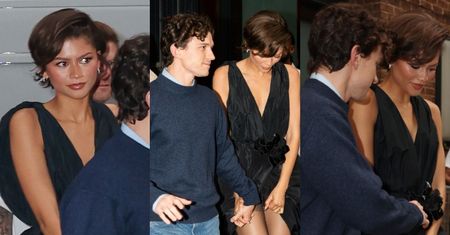 Zendaya w sukience z ryzykownym rozcięciem O KROK OD WPADKI. Uratował ją rycerski Tom Holland (ZDJĘCIA)