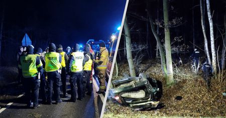 Nocna obława po wypadku. Zostawili 19-latka. Nie żyje