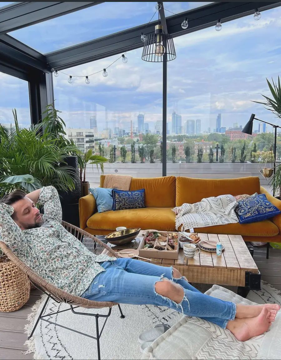 Barbara Kurdej-Szatan może pochwalić się pokaźnym tarasem