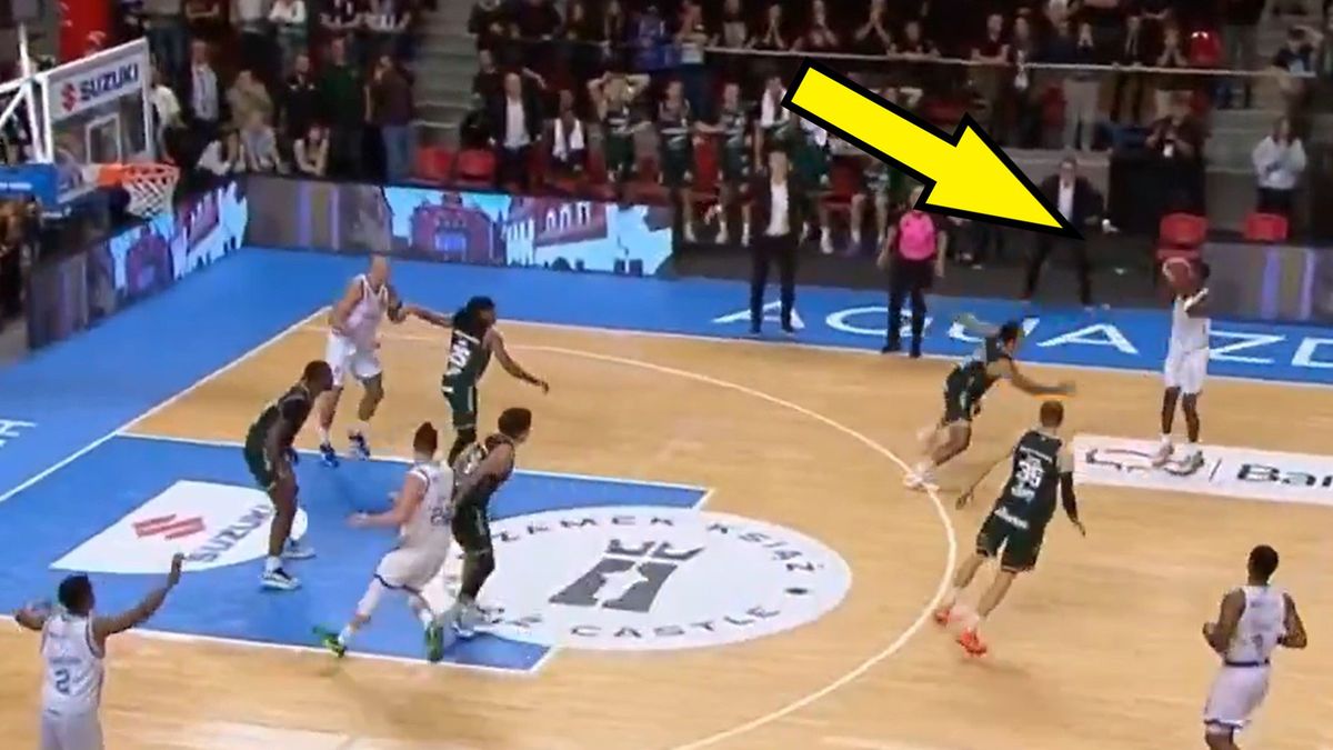 Twitter / oficjalny profil Orlen Basket Ligi / Fantastyczne trafienie Lovella Cabbila