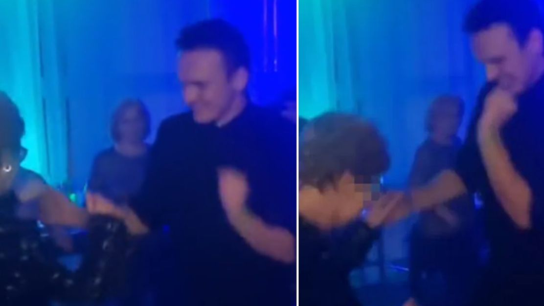 Ksiądz z osiedla tańczył z seniorkami