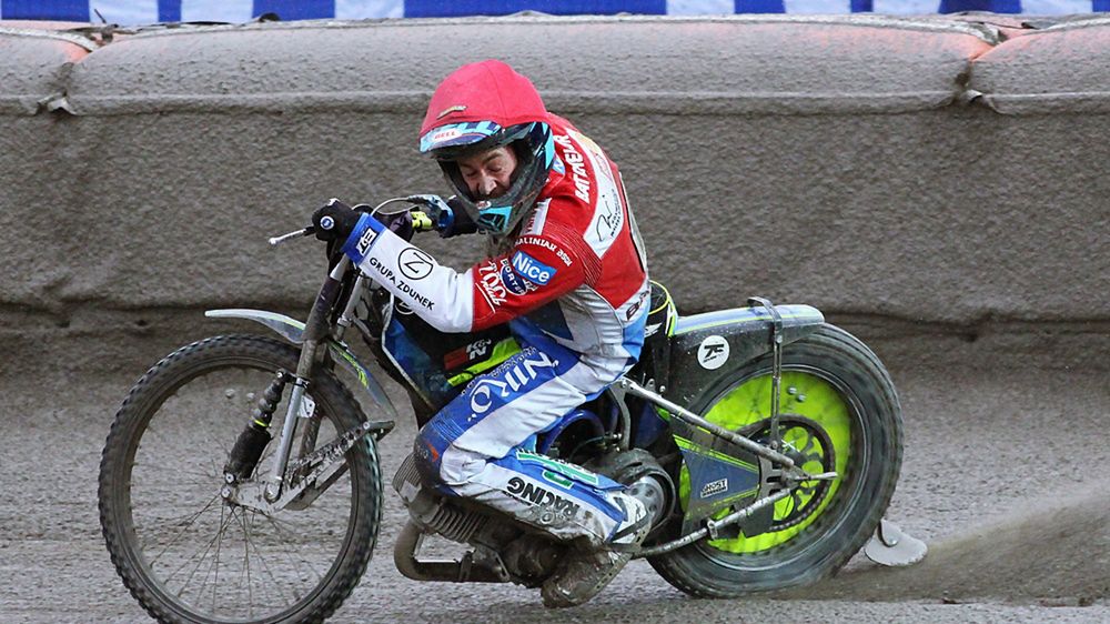 WP SportoweFakty / Grzegorz Jarosz / Troy Batchelor jedzie bez gogli