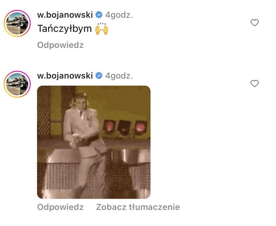 Bojanowski komentuje taneczne pląsy Lewandowskiej