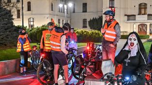 Bydgoszcz: Halloweenowa Masa Krytyczna przejechała ulicami miasta