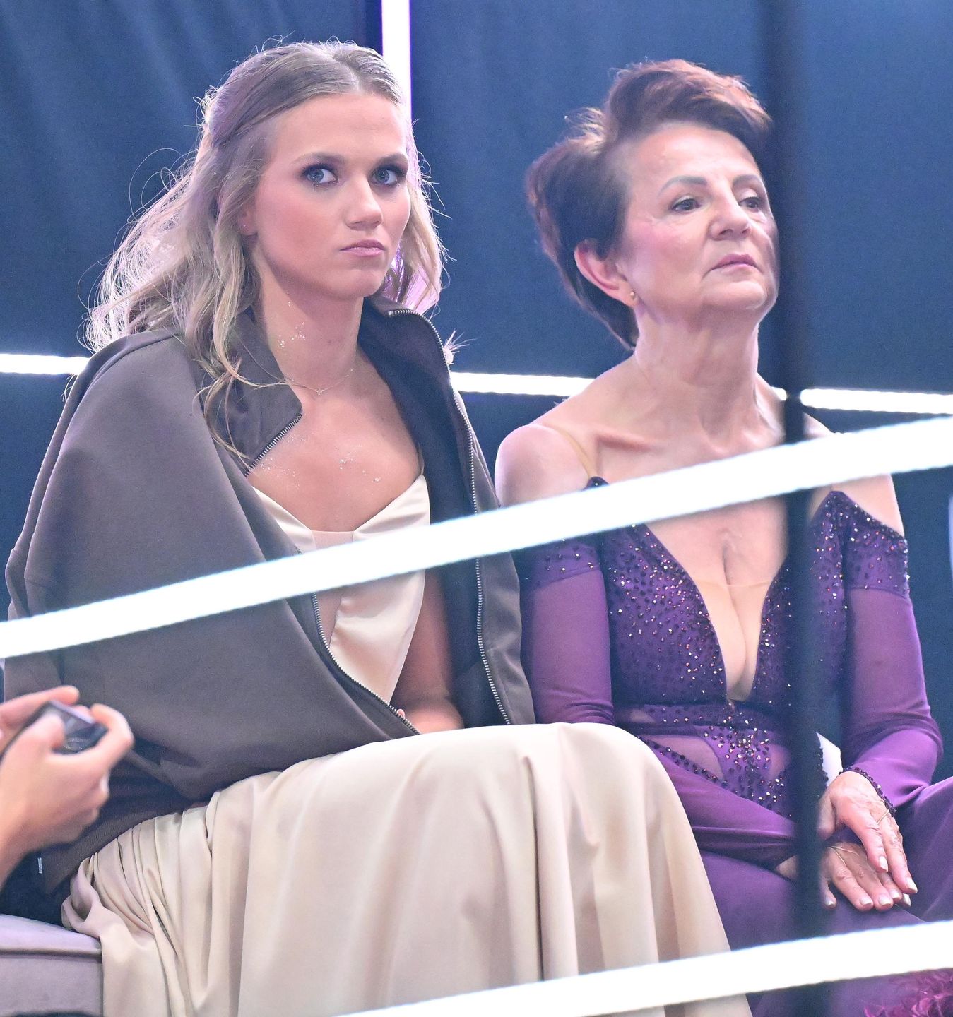 Agnieszka Kaczorowska z mamą Marcina Rogacewicza