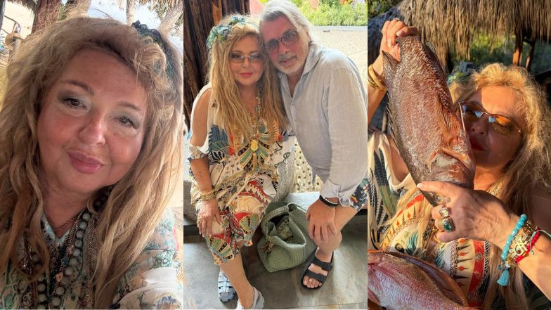 Naturalna Magda Gessler dokazuje z Waldkiem na wakacjach