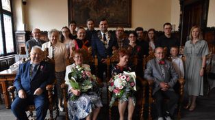 Chojnice: Złote gody dwóch małżeństw. Kamowscy i Rekowscy odebrali medale prezydenckie