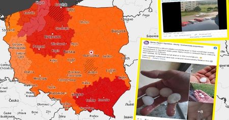Skutki gwałtownych burz w Polsce. Ulice jak rwące rzeki