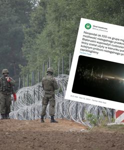 Białorusini niszczyli mur. Oślepiano polskie służby