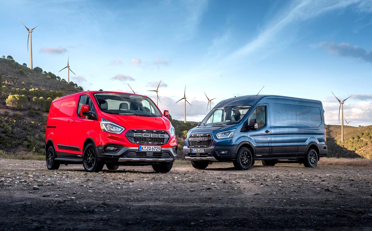 Ford prezentuje powiększoną o Transity i Tourneo rodzinę modeli Active i nową Trail