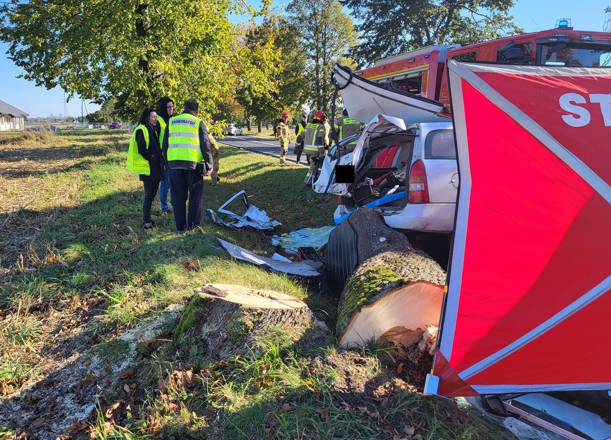 Tragedia na łuku drogi. Nie żyje 28-latek