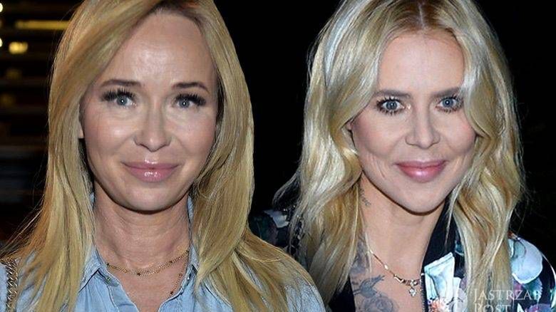 Joanna Przetakiewicz i Maja Sablewska lubią dżinsy dzwony 7/8 (fot. AKPA)