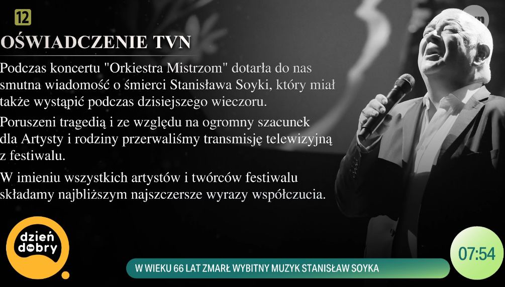 Piątkowe wydanie "DDTVN" poświęcono Stanisławowi Soyce