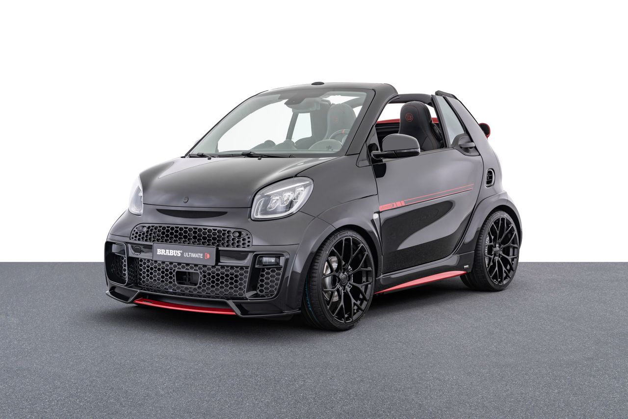 Brabus Ultimate E to Smart EQ Fortwo Cabrio w hardcorowym (i drogim) przebraniu