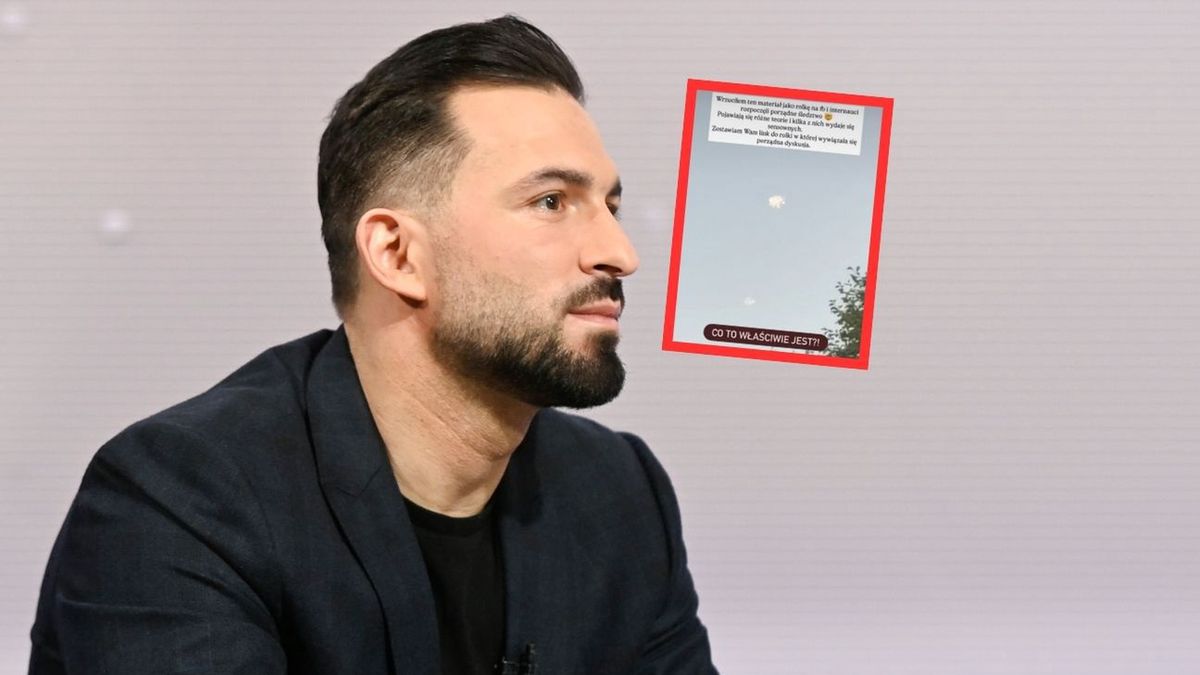 Maślak pokazał nagranie z nietypowym zjawiskiem 