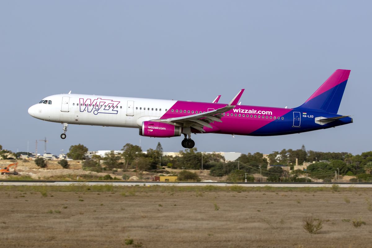 Lot Wizz Air z Billund przebiegał ze sporymi problemami