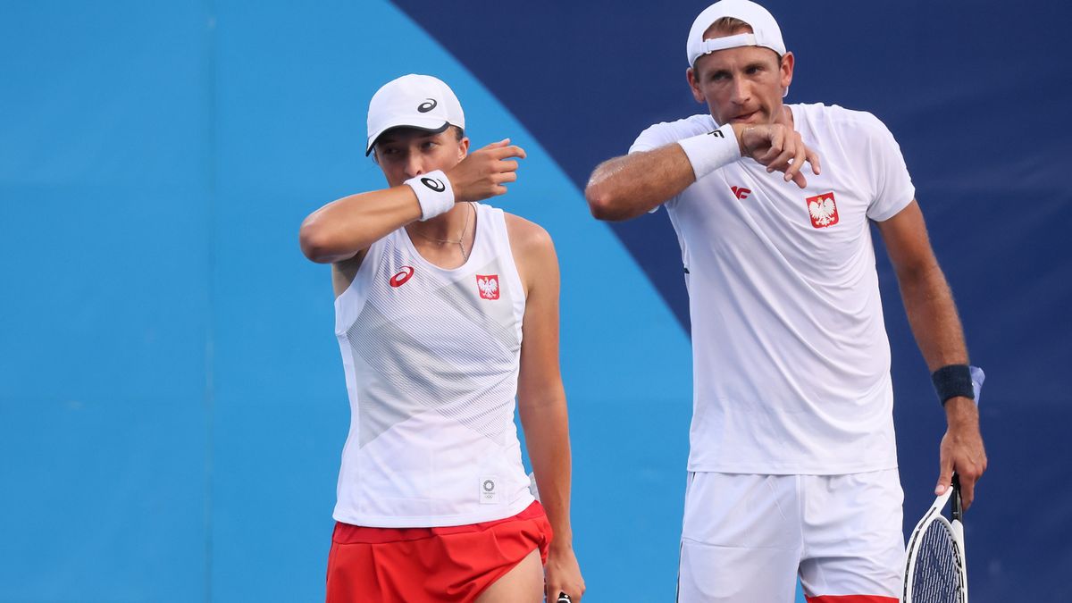 PAP / Leszek Szymański / Na zdjęciu: Iga Świątek i Łukasz Kubot