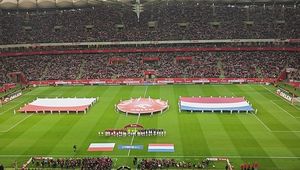 Wielkie emocje na stadionie. Hymn Polski niósł się po trybunach