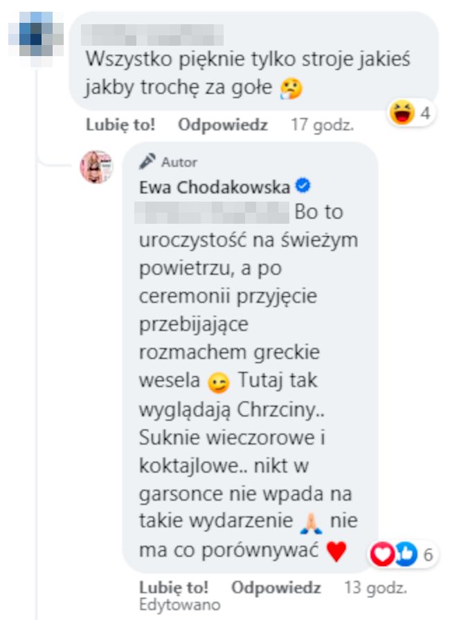Ewa Chodakowska odpowiada internautce