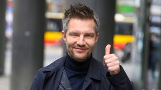 RZADKI WIDOK: Adam Sztaba wypoczywa z żoną na wakacjach