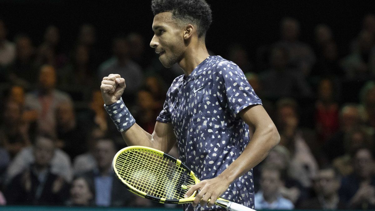 PAP/EPA / KOEN SUYK / Na zdjęciu: Felix Auger-Aliassime