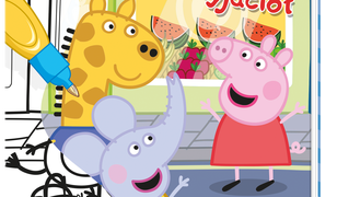 Peppa Pig. Wodne kolorowanie cz. 11 W gronie przyjaciół