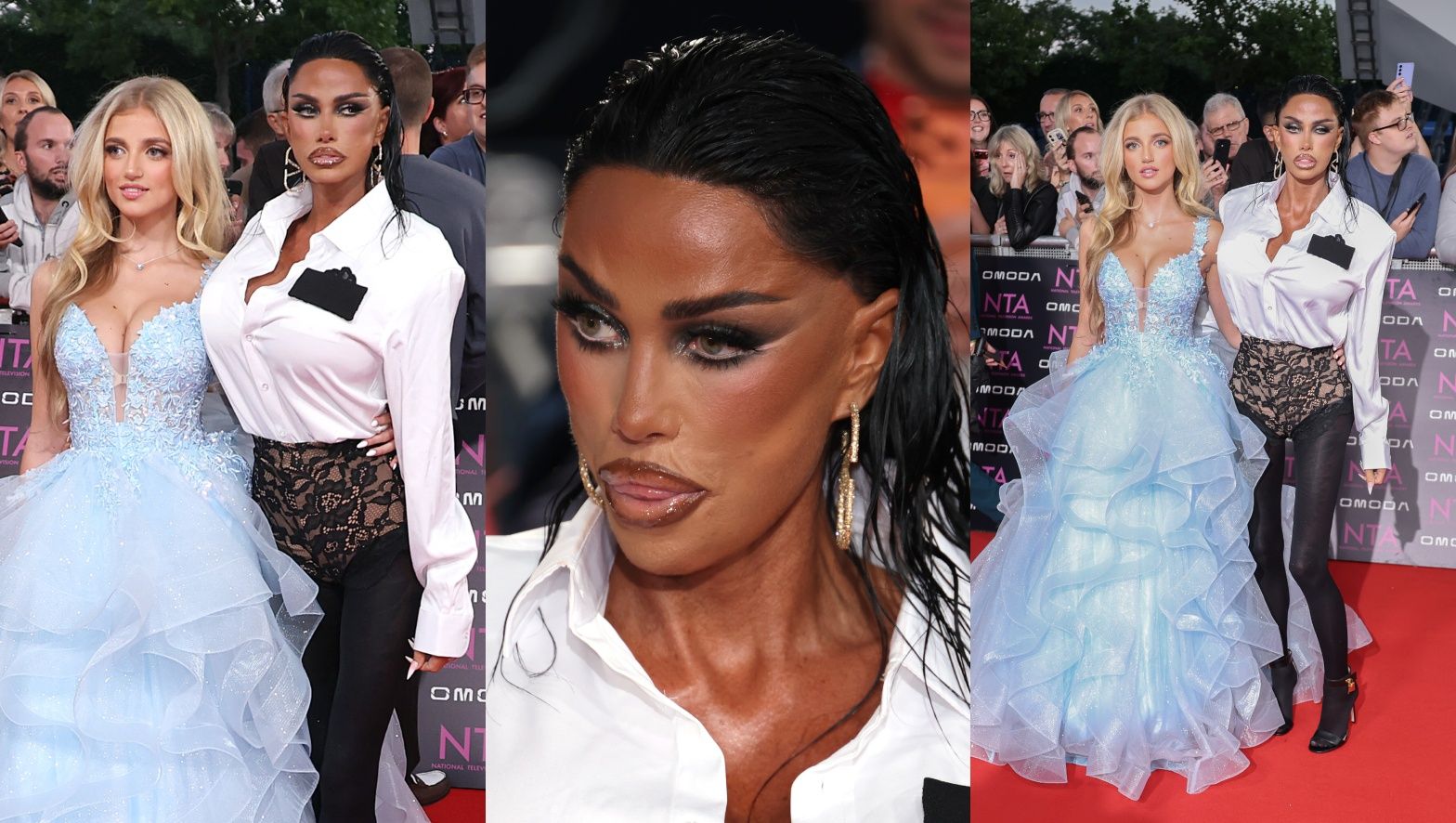 Katie Price z córką na National Television Awards