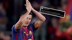 "Niesamowicie wzruszający moment". Głośno po pożegnaniu Lewandowskiego z Camp Nou