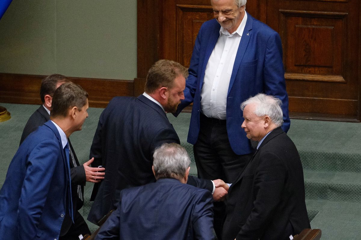 Jarosław Kaczyński w Sejmie: chamska hołota. Lewica składa wniosek do komisji etyki