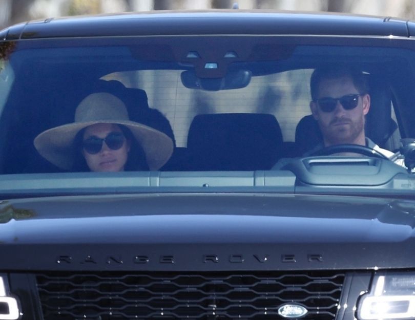 Książę Harry i Meghan Markle przyłapani podczas samochodowej przejażdżki po Santa Barbara