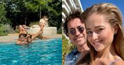 Agata Rubik pochwaliła się RODZINNYM wypoczynkiem nad basenem: "Jak w Miami". Fajnie się bawią? (FOTO)