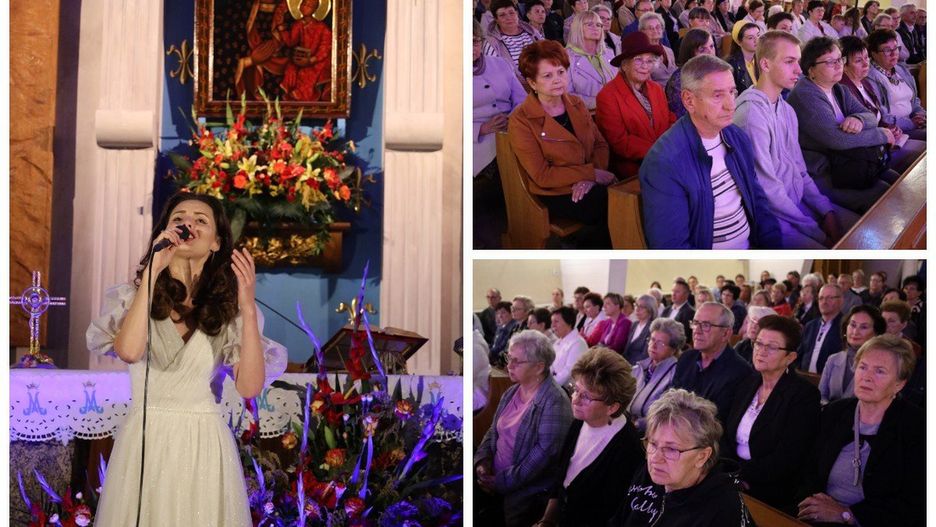 Koncert Katarzyny Zawady w kościele Matki Boskiej Częstochowskiej w Pleszewie