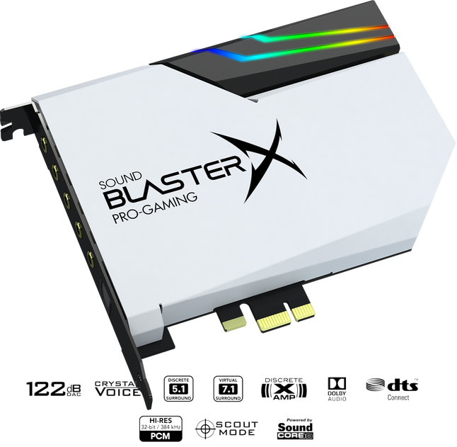 Creative Sound BlasterX AE-5 Plus Pure Edition, fot. materiały prasowe.
