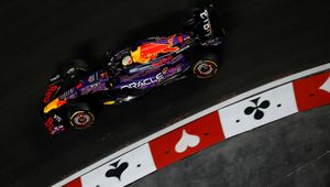 Leclerc pokpił sprawę w Las Vegas. Szczęście uśmiechnęło się do Red Bulla