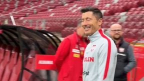 Nagrali, co zrobił Lewandowski przed treningiem. "Zdarza się"