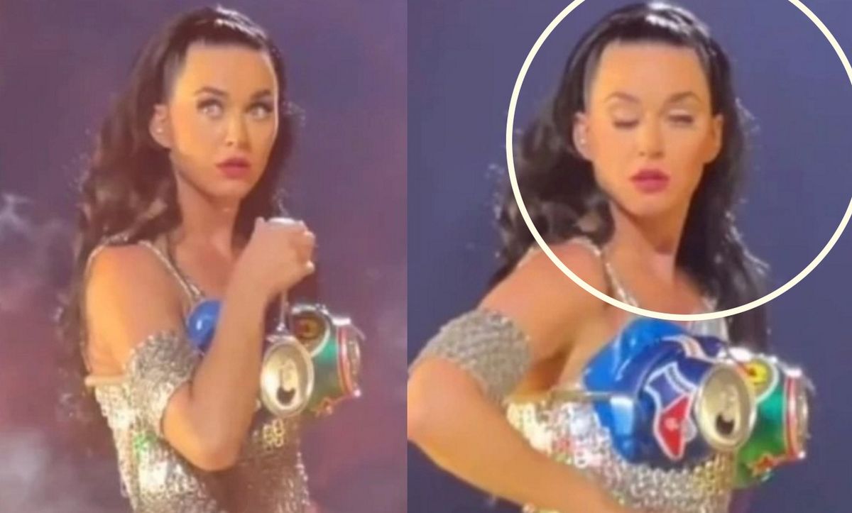 Katy Perry przez chwilę nie była w stanie kontrolować prawego oka. Wszystko zostało nagrane