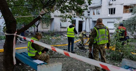Rosyjski dron uderzył w blok w Kijowie. Zginął 14-latek, są też ranni