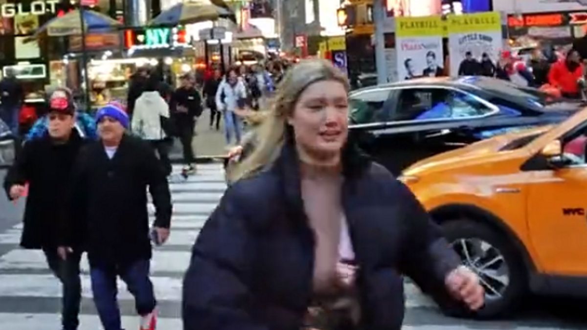 Chwile grozy w Nowym Jorku