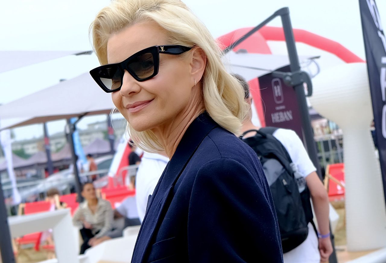 Małgorzata Kożuchowska w modnje stylizacji