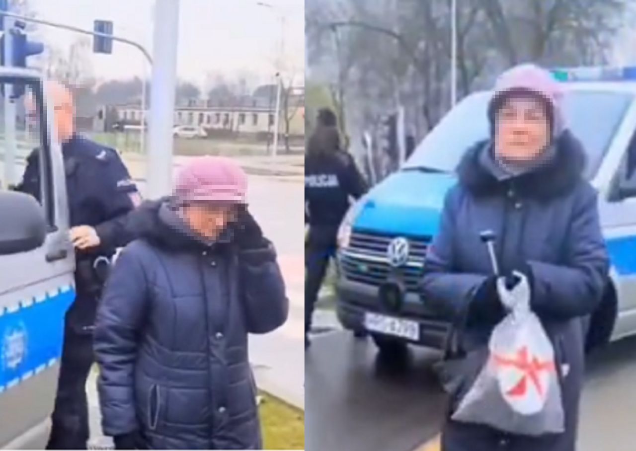 Policjanci z Kielc ukarali mandatem seniorkę.