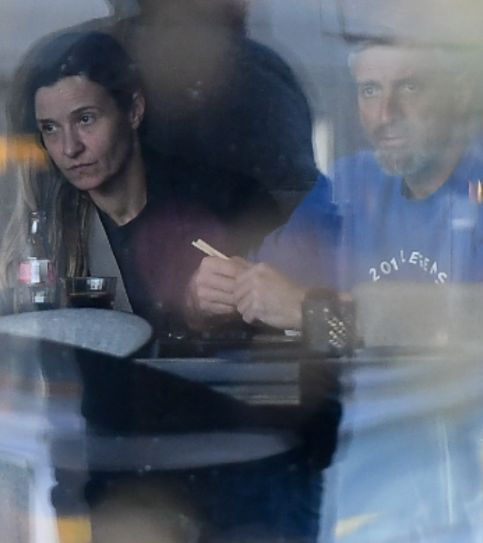 Joanna Koroniewska i Maciej Dowbor w restauracji