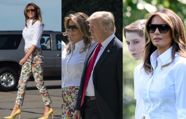 Odprężona Melania Trump wybiera się na wczasy podczas protestów