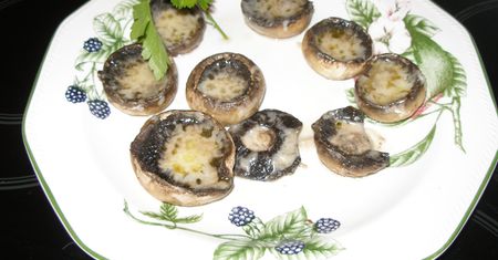Pieczarki przygotowane w mikrofalówce