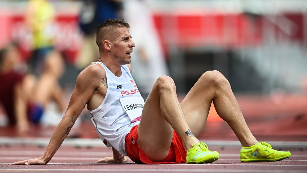 Marcin Lewandowski po biegu eliminacyjnym w Tokio