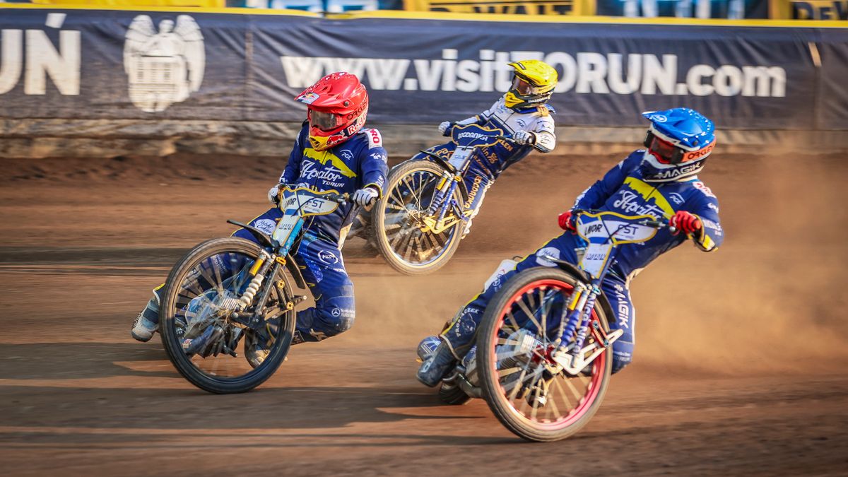 Zdjęcie okładkowe artykułu: WP SportoweFakty / Julia Podlewska / Na zdjęciu: Robert Lambert (kask czerwony) i Emil Sajfutdinow (kask niebieski)